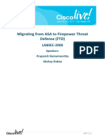 Migrating From ASA To Firepower Threat Defense (FTD) : LABSEC-2000