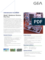 Model T Membrane Filtration Pilot Plant