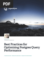 Pganalyze - Best Practices For Optimizing Postgres Query Performance