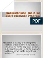 Understanding The K-12 Basic Education Program