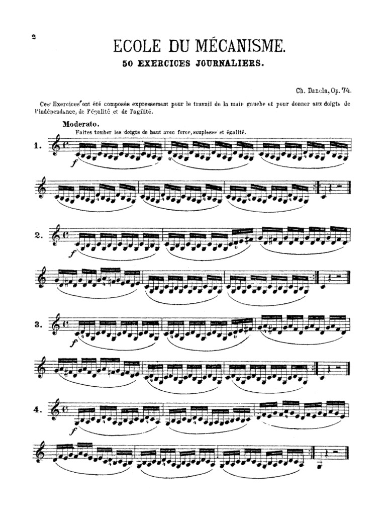 Dancla 50 Estudios Op74 Violin PDF
