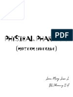 PHYSICAL PHARMACY (MIDTERM COVERAGE
