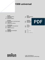 Braun 1508 PDF
