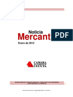 Registros Mercantiles Renovados Enero 2012 Cúcuta