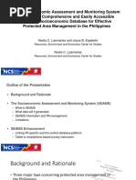 4.5.3 The Socioeconomic Assessment and Monitoring System (SEAMS)