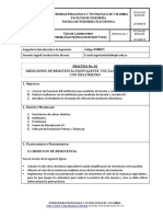 Guía de Laboratorio 2. Medición de Resisetncia Equivalente, Voltaje, Corriente y Potencia 2020-I