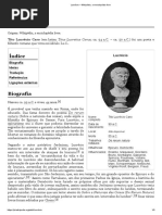 WIKIPEDIA. Lucrécio (Português)