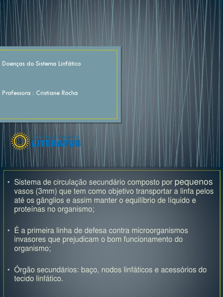 Doenças Linfáticas Pdf Pdf Sistema Linfático Linfa