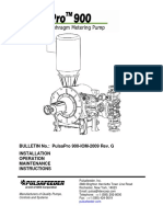 Bulletin No.: Pulsapro 900-Iom-2009 Rev. G Installation Operation Maintenance Instructions