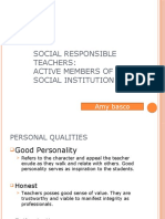 Social Responsible Teacher
