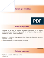 Syllable Structure