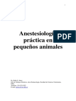 Anestesiologia Practica en Pequeños Animales