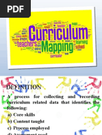 CURRICULUM Mapping