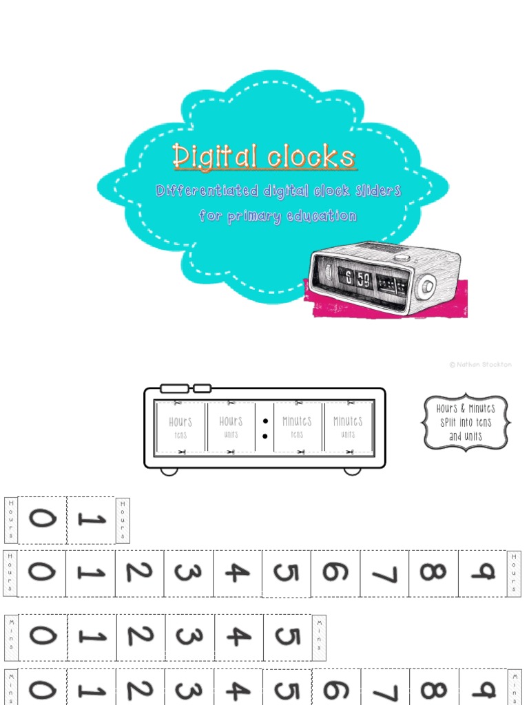 Digital Clock Sliders | PDF
