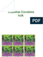 Etiquetas Hulk