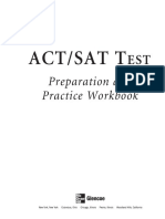 Act/Sat T: Preparation and Practice Workbook