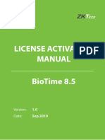 BioTime 8.5 License Activation Manual