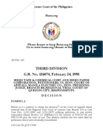 Third Division G.R. No. 126074, February 24, 1998: Supreme Court of The Philippines