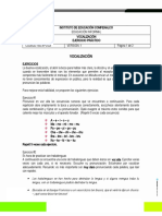 4 Desarrollo EJERCICIO PRÁCTICO VOCALIZACIÓN