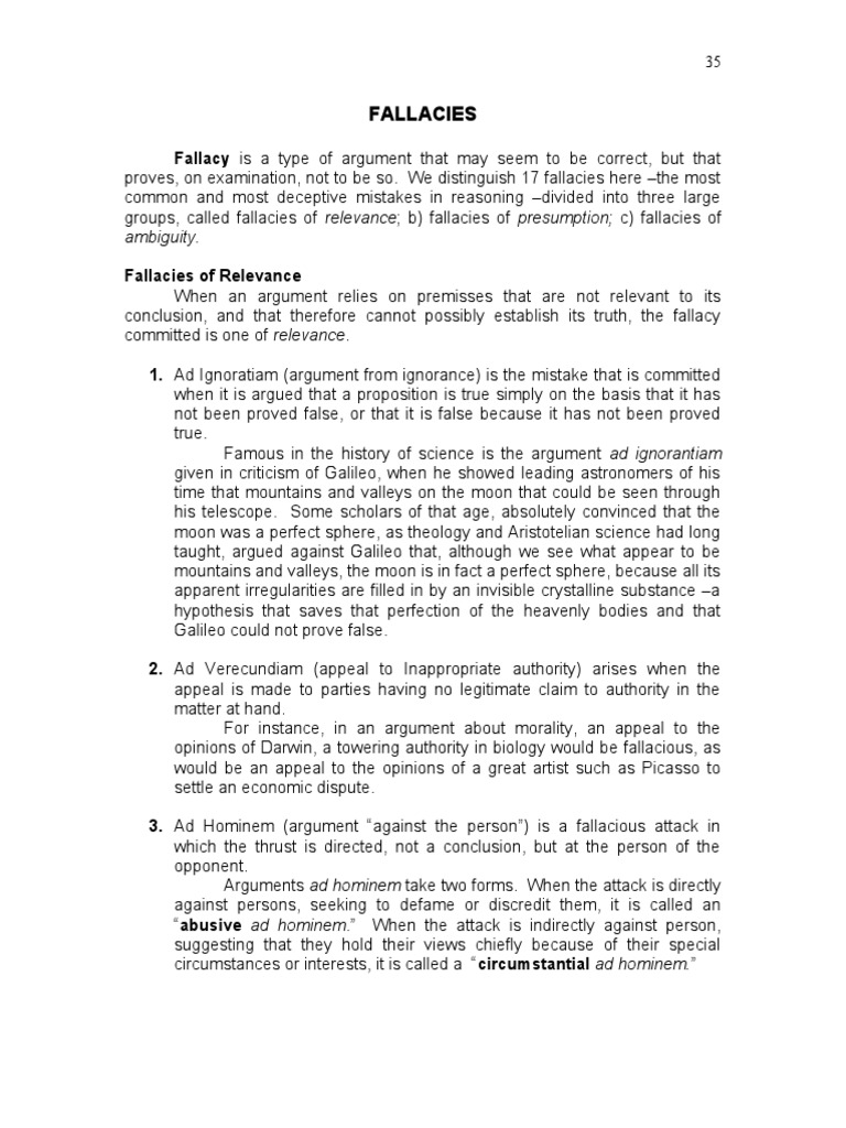 7th Part | PDF | Fallacy | Argument