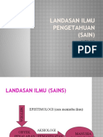 Landasan Ilmu Pengetahuan (Sain)