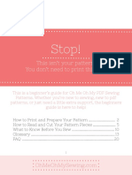 Stop!: This Isn't Your Pattern. You Don't Need To Print This Out