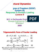 Lecture 9 SD Single Degree of Freedom System Periodic Loading