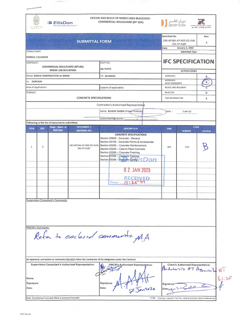 Concrete Spec Pdf Pdf Concrete Cement