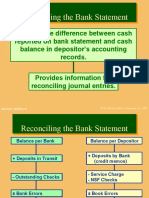 Reconciling The Bank Statement