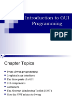 Introduction To GUI Programming