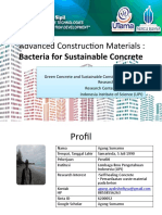 Bacteria For Sustainable Concrete