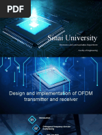 Design and Implementation Ofdm Transmitter and Receiver