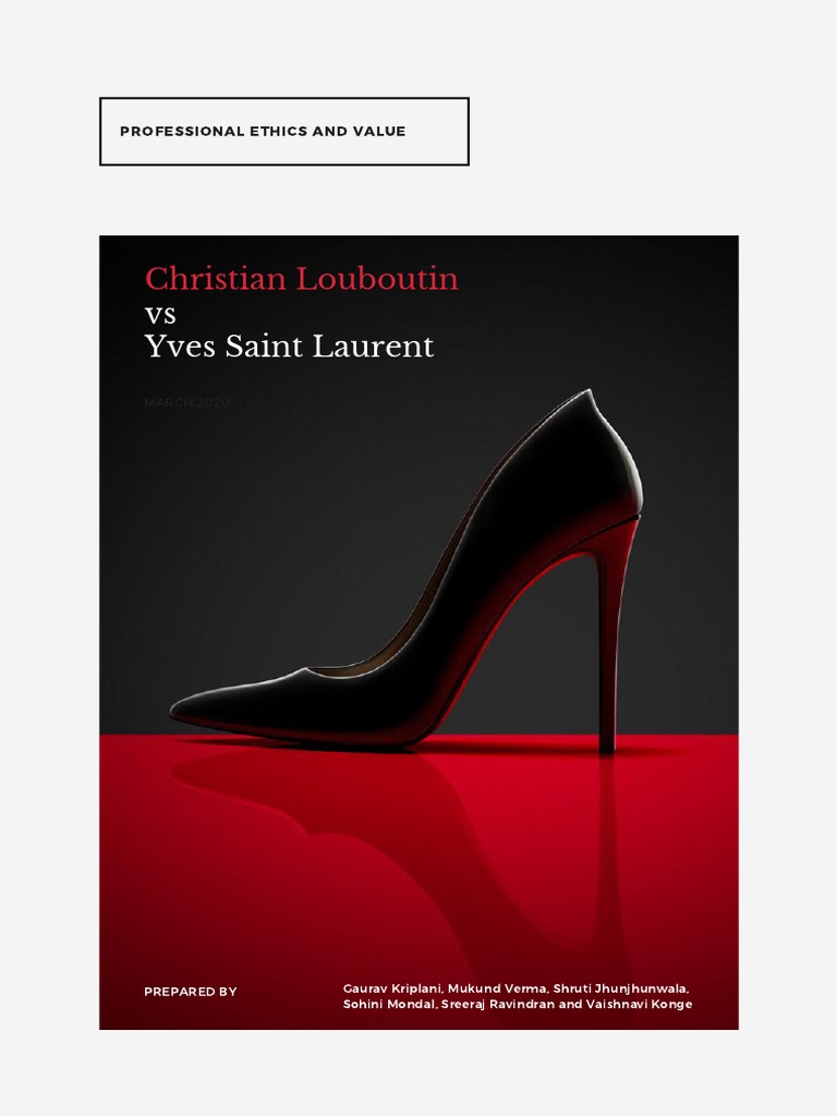 christian louboutin yves saint laurent