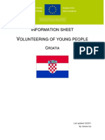 Information Sheet Volunteering of Young People Croatia 2011