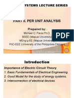 Lecture 3 Per Unit Systems 2018 PDF