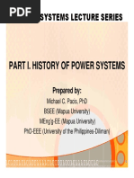 Lecture 1 (History of Power Systems)