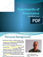 Bevir Encyclopedia of Governance