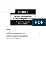 Trinity: Graded Examinations in Spoken English (GESE)