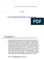 Environmental Risk Assessment Examples