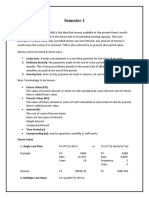 Semester 1: When Annuity Payments Are Made in Advance, We Call Them Annuity Due