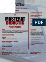 Afis Master Didactic