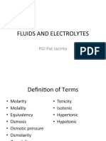 Fluids and Electrolytes: PGI Pat Jacinto