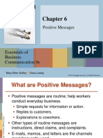 Positive Messages: Essentials of Business Communication 9e