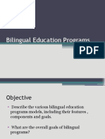 Bilingual Education Program Models Explained