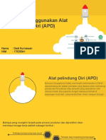 Pentingnnya Penggunaan Alat Perlindungan Diri (APD) - Dedi Kurniawan - 17620041