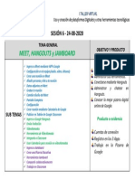 SESIÓN 6 ENTORNOS VIRTUALES MEET, HANGOUTS y JAMBOARD GRUPO 01