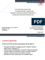 Sesi Perkongsian Ilmu Penyediaan Kertas Cadangan Hadiah Latihan Persekutuan (HLP) Peringkat Kedoktoran (PH.D)