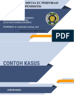 Kasus PERITONITIS DIFUSA EC APENDISITIS PERFORASI 