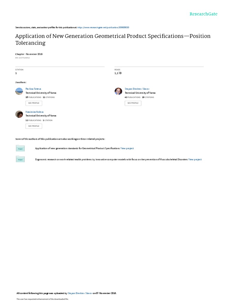 ISO Position Tolerance | PDF | Engineering Tolerance | Interdisciplinarity
