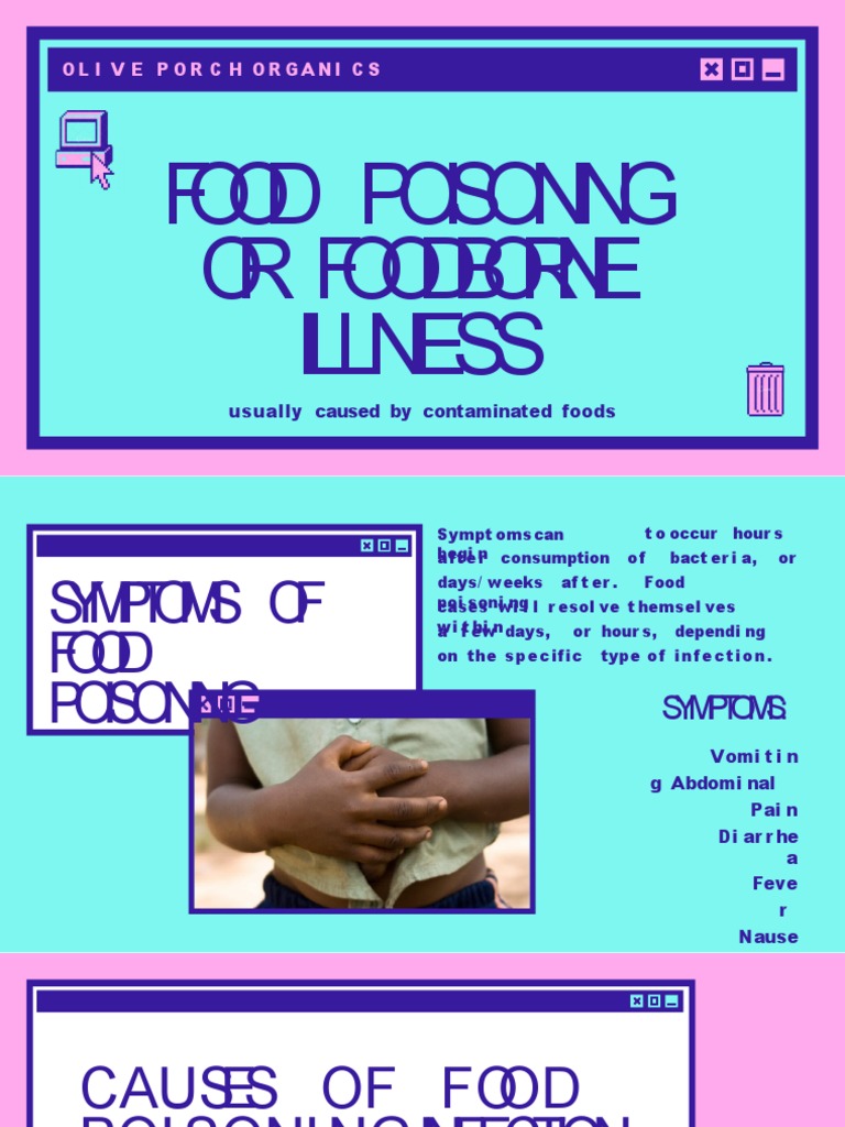 Food Poisoning or Foodborne Illness Oli Cs PDF
